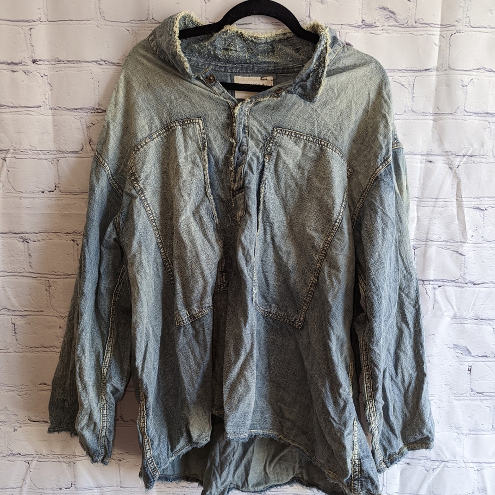 Magnolia Pearl- Denim Stanford Shirt